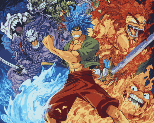 Toriko Anime Poster Diamond Painting