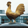 Tottenham Cockerel Statue Diamond Painting