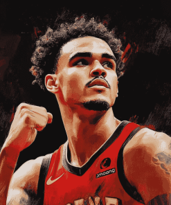 Trae Young Sports Star Diamond Painting