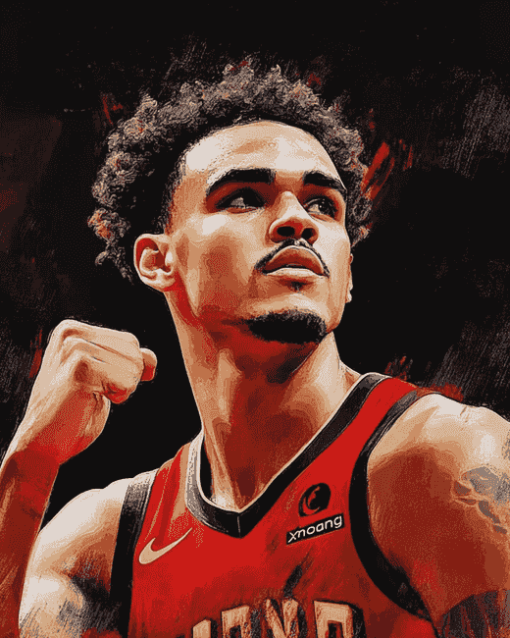 Trae Young Sports Star Diamond Painting