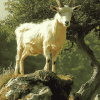 Tree Climbing Goat Diamond Painting