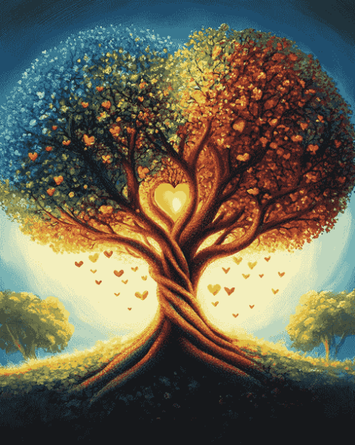 Tree of Life Symbol Diamond Painting