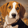 Treeing Walker Coonhound Puppies Diamond Painting