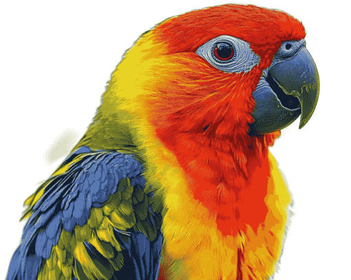 Tropical Lory Parrots Diamond Painting