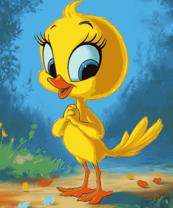 Tweety Cartoon Adventures Diamond Painting