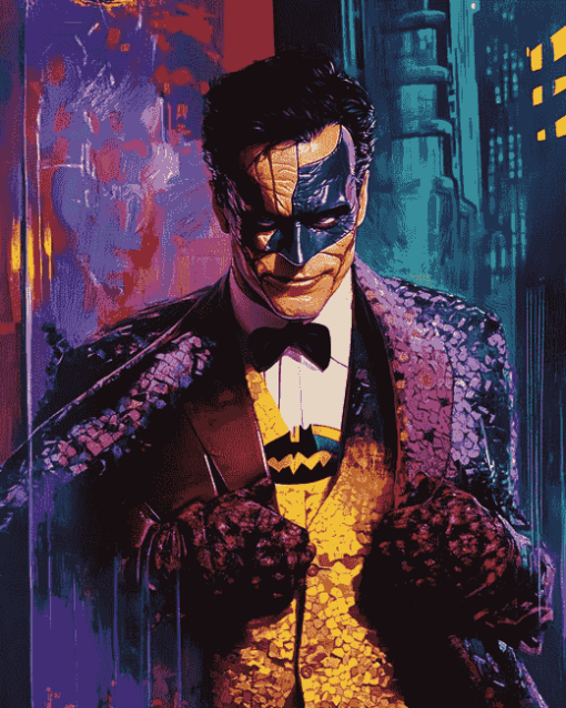 Two Face Batman Movie Diamond Painting