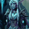 Tyrande Whisperwind Fantasy Art Diamond Painting