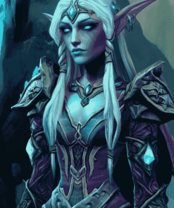 Tyrande Whisperwind Fantasy Art Diamond Painting