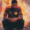 Tyrell Malacia Famous Footballer Diamond Painting