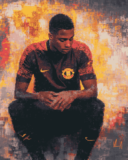 Tyrell Malacia Famous Footballer Diamond Painting