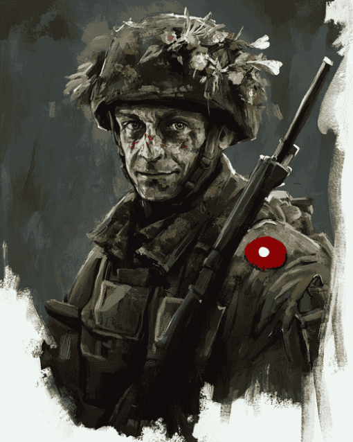 UK Soldier Military Diamond Painting