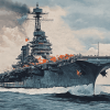 USS Lexington Engines Diamond Painting