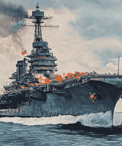 USS Lexington Engines Diamond Painting