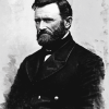 Ulysses S Grant Black White Diamond Painting