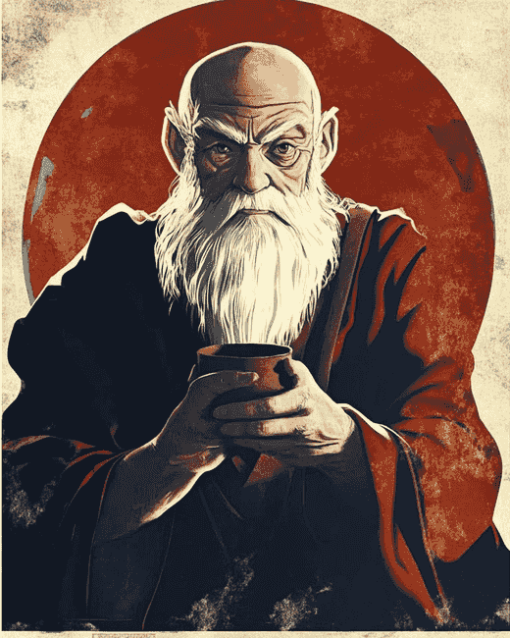 Uncle Iroh Anime Diamond Painting