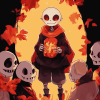 Underfell Sans Anime Collection Diamond Painting