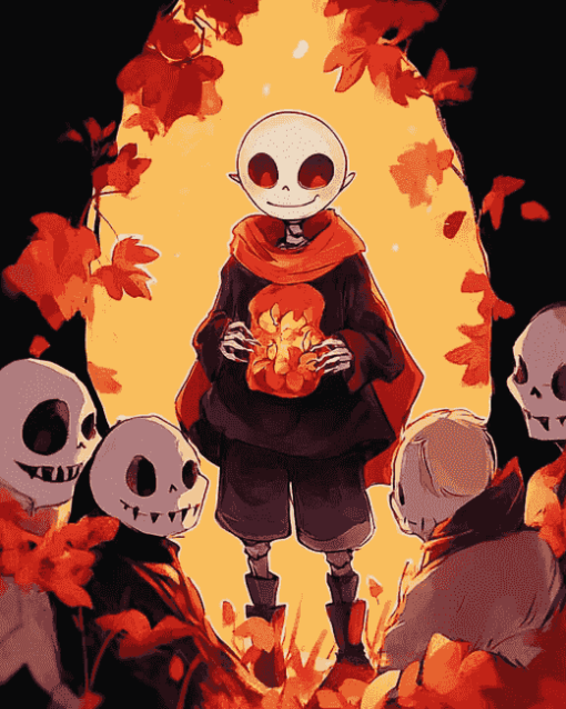 Underfell Sans Anime Collection Diamond Painting