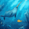 Underwater Narwhals Animation Diamond Painting