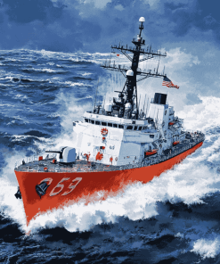 United States Coast Guard Seascapes Diamond Painting