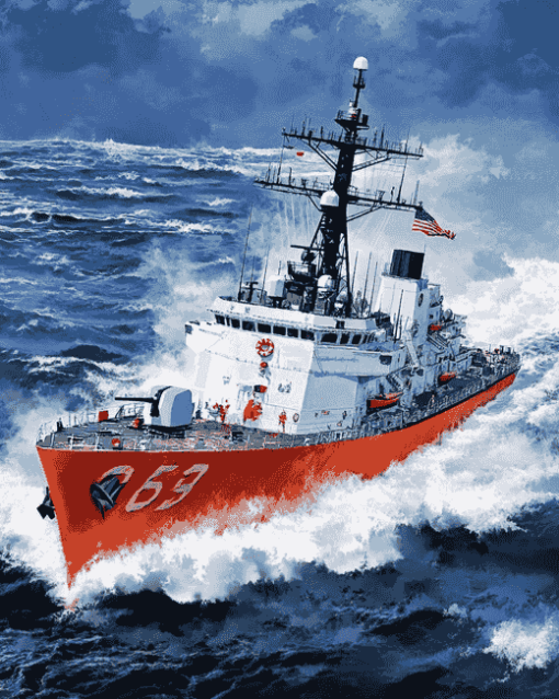 United States Coast Guard Seascapes Diamond Painting