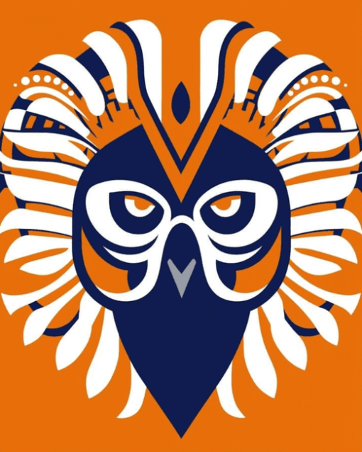 University Illiniwek Logo Diamond Painting