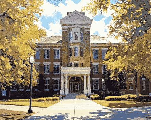 University of Alabama Campus Diamond Painting