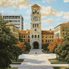 University of Texas Buildings Diamond Painting