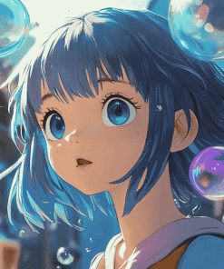 Uta Bubble Anime Movie Diamond Painting