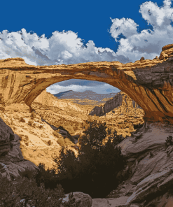 Utah Natural Bridges Landscape Diamond Painting