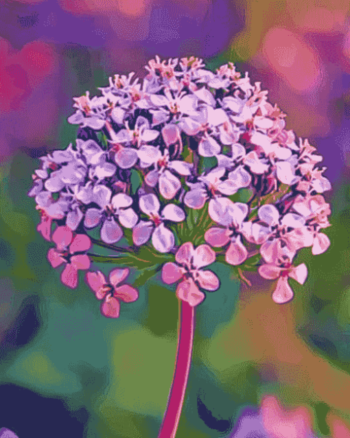 Valerian Blossoms Diamond Painting