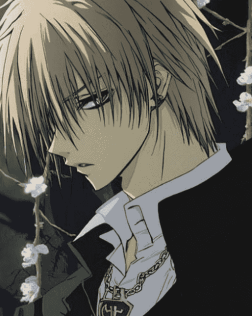 Vampire Knight Zero Kiryu Anime Diamond Painting