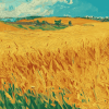 Van Gogh Wheat Field Diamond Painting