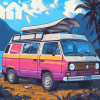 Vanagon Caravan Art Diamond Painting