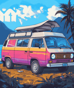 Vanagon Caravan Art Diamond Painting