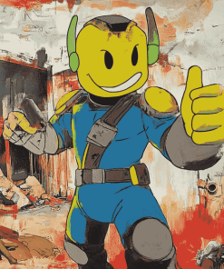 Vault Boy Animation Diamond Painting