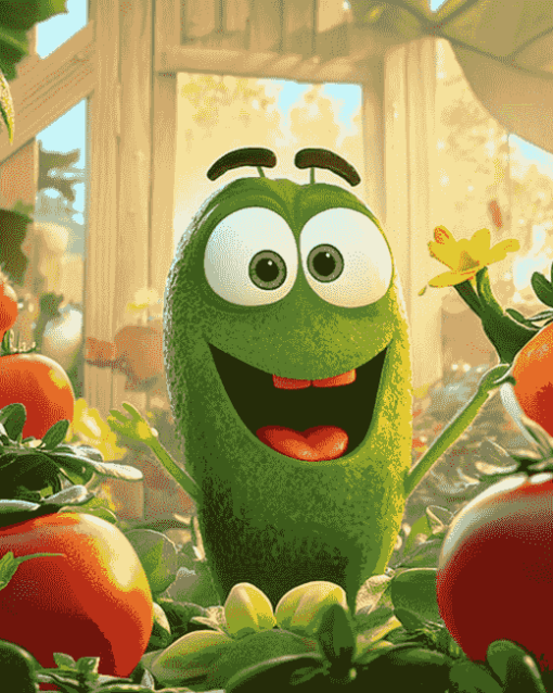 VeggieTales Animation Diamond Painting