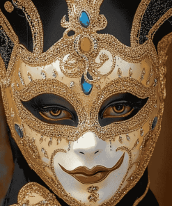 Venetian Carnival Mask Diamond Painting