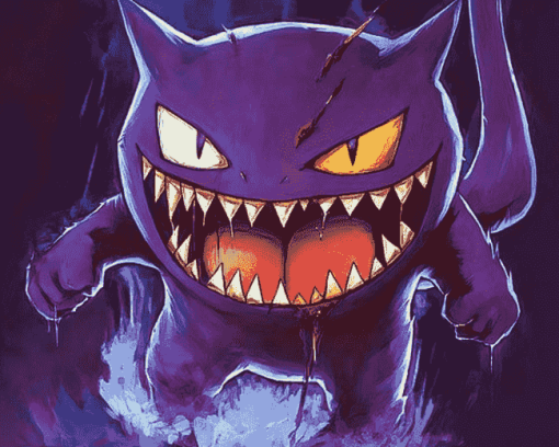 Venom Gengar Fantasy Diamond Painting