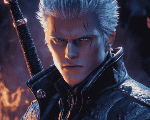 Vergil Video Game Character Diamond Painting