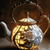 Victorian Teapot Vintage Diamond Painting