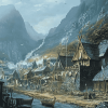 Viking Village Animation Diamond Painting