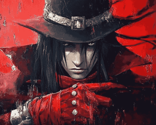 Vincent Valentine Video Game Diamond Painting