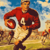 Vintage 1946 American Football Diamond Painting