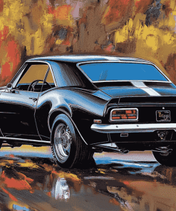 Vintage 1967 Camaro Elegance Diamond Painting