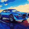 Vintage 1970 Firebird Diamond Painting