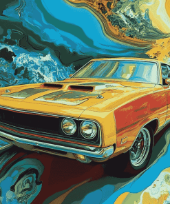 Vintage 1971 Road Runner Diamond Painting