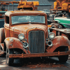 Vintage Antiques Cars Diamond Painting