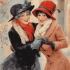 Vintage Bestfriends Diamond Painting