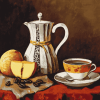 Vintage Coffee Pot Still Life Diamond Painting