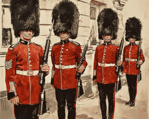 Vintage Coldstream Guards Diamond Painting